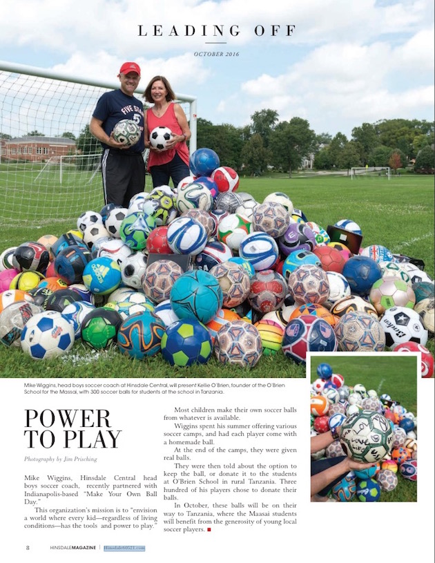 300 Soccer Balls To Kilimanjaro, Tanzania